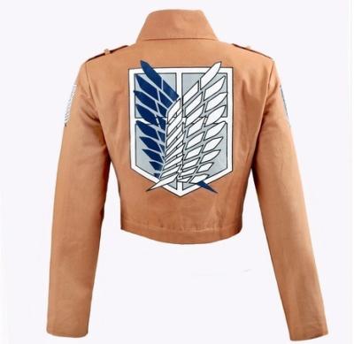 China Polyester Anime Attack on Titan Shingeki Jacket No Kyojin Legion Coat Cosplay Jacket Halloween Costume for sale