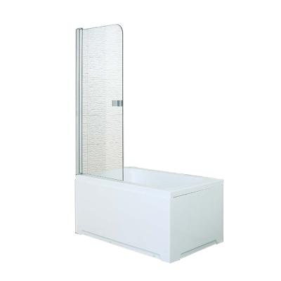 China Normal; Easy clean glass; Anti-blast Wired KMRY Glass Folding Hinges Style Bathtub Open Shower Screen for sale