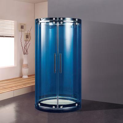 China Competitive Price Modern KT8104 Round Bathroom Sliding Glass Door / Shower Room / Shower Cabin for sale