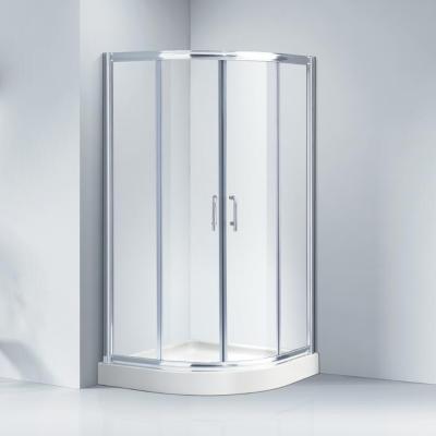 China New Design KT6009 Full Size Aluminum Frame Shower Cabin Sliding Complete Shower Rooms for sale