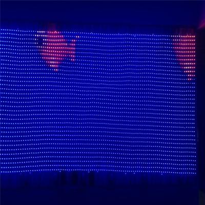 China Nightclub /Building Facade P100mm Flexible Led Curtain Wall Light for sale