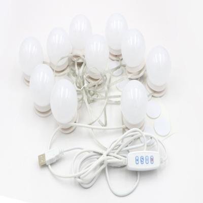 China Minimalist Dressing Table Led Mirror Bulbs Dimmable Dressing Table Mirror Lights for sale