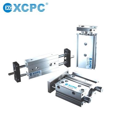 China Factory Factory Certified Hot Selling Rod Pneumatic Air Cylinder Double Guide for sale