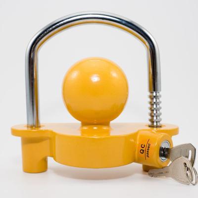 China Heavy Duty Universal Heavy Duty Trailer Hook Lock Caravan Trailer Accessories Trailer Ball Coupler Lock Hook Anti-theft Locks for sale