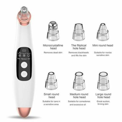 China Handheld Led Electric Blackhead Remover Vacuum Pore Remover Suction Face Remover PSB Three Levels Adjustable Digital Women Acne Treatment for sale