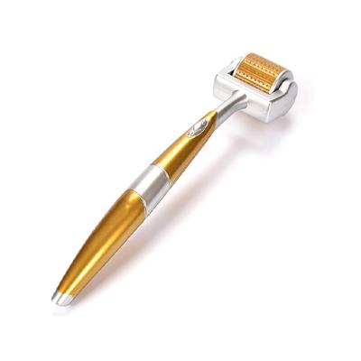 China Anti-puffiness PSB skin care tool 0.5mm1.5mm gold zgts 192 micro needles derma roller for sale