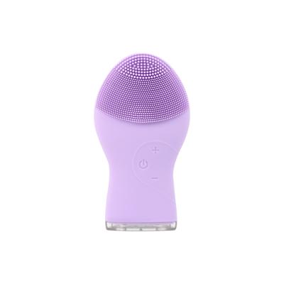 China Professional Electric Sonic Vibration Silicone Pore Remover PSB Long Handle Skin Cleaning Facial Brush for sale