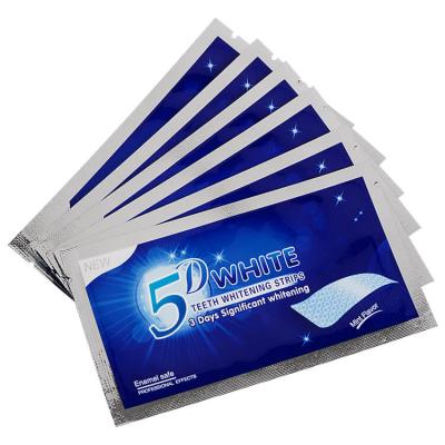 China Home Teeth Whitening PSB 5d Whitening Strips Teeth Charcoal Advanced Peroxide Teeth Whitening Strips Private Label for sale