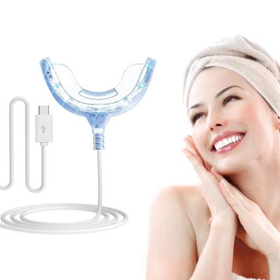 China Perfect Type-c IOS Andriod IOS Led Smile Teeth Whitening Logo Hot Sale Private Dental Beauty Machine USB Small Teeth Whitening Led Kit for sale