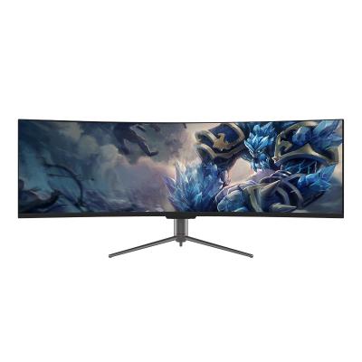 China Curved to Europe Custom Logo Wholesale Oled 5k 49inch 120hz Bendable Open Frame Monitor 1800R Curved Gaming Monitor for sale