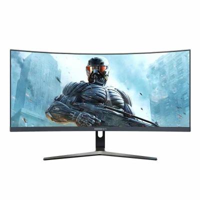 China Factory Widescreen Curved Computer Monitor Widescreen 49 Inch Gaming Monitor 4k 165hz Frameless Bezel Curved 3 Screen for sale