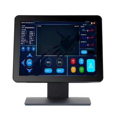 China Raspberry LCD POS Monitor 15 Inch 1024*768 Touch Screen Pi Resistive Or Capacitive Monitor With USB Or RS232 15