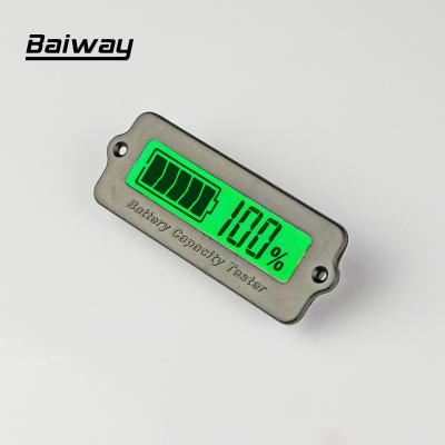 China Hoists car e-bike BW-LY6W LCD battery indicator battery meter for lead acid/ lithium battery for sale