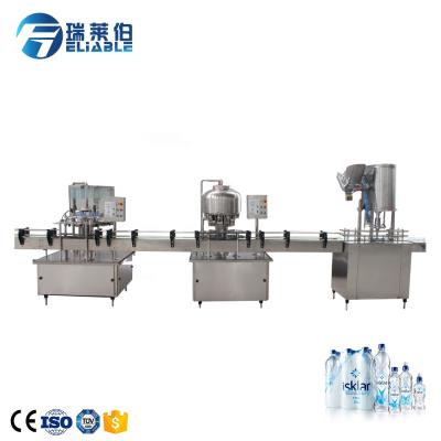 China PLC + Touch Screen Control Linear Type Automatic Bottle Filling Machine For Bottle Water / Beverage / Juice for sale