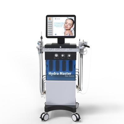 China New Arrival !! Add skin analyzer function 10 in 1 Hydra Aqua Facial Dermabrasion Machine / hydro facials machine for sale