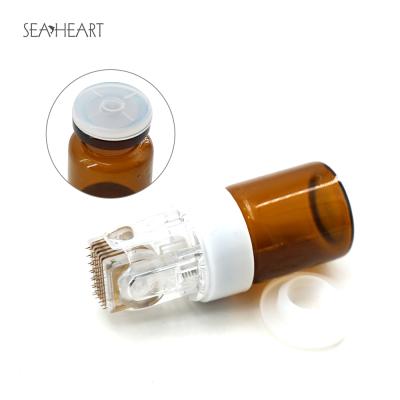 China CE Approved Fine Titanium 64 Gold Tips Hydra Microneedle Derma Roller for hair regrowth for sale