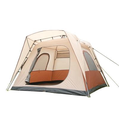 China Diagonal tether type 2021 bestselling large space rainproof family outdoor camping tent for sale