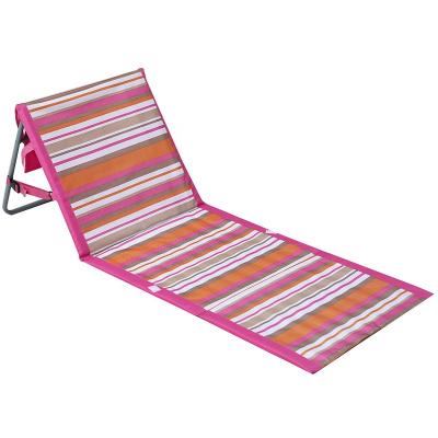 China Lightweight Foldable Comfortable Outdoor Tanning Mat Lounge Camping Lawn Chairs Relaxing Beach Sun Lounger for sale