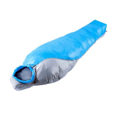 China Portable Mummy Comfort Light Weight Camping Mummy Wrap Duck Down Sleeping Bag for sale