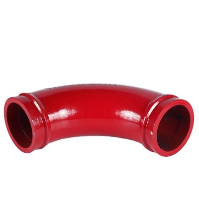 China Premium Line Change Direction Schwing Concrete Pump Bend Elbow 5.5 Inch 90 Degree for sale