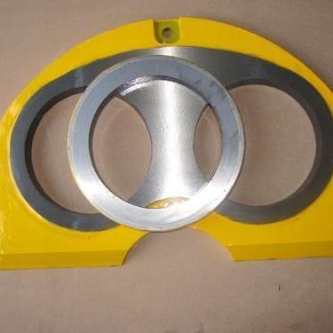 China Building Material Shops SERMAC Concrete Pump Parts Carry Plate Cutting Ring DN200/230 for sale