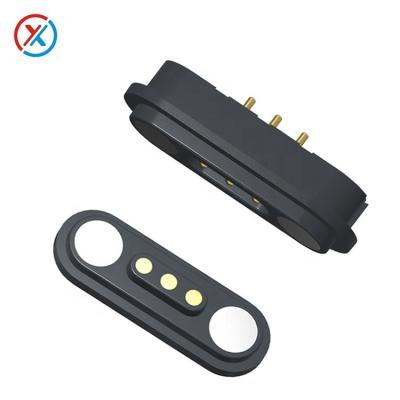 China Realize Function Factory Direct Sales Wholesale Price Style 3 Single PIN Magnetism Pogo Male Connector For Smart Eye Mask for sale