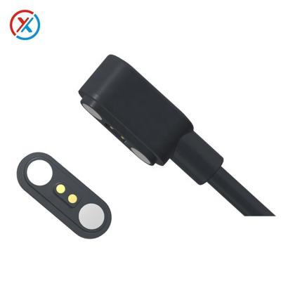 China Realize Function Factory R&D Quality Warranty Waterproof Magnetic Charging Cable For 2 PIN Pogo Male Connector for sale