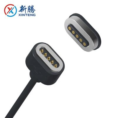 China Realize signal transmission function new products adsorption type in 2023 high current moisture-proof magnetic charging cable for beauty device for sale