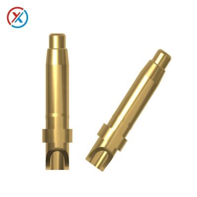 China Multiple C3604 brass uses quality assurance durable spring loaded pogo pin electric pogo pins pogo pin for sale