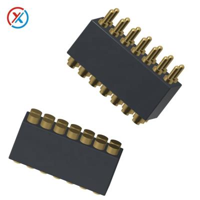 China Double Row Pin Male And Female Holders Conductive Pogo Pin Connector Consumer 3C Contact Connectors for sale