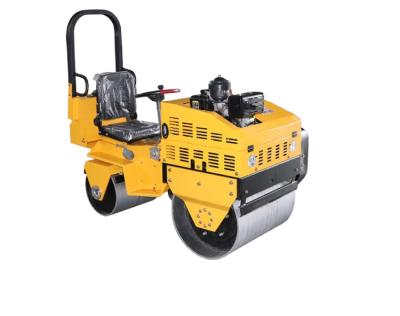 China Building material stores wholesale cheap single and double small steel road roller vibrating Walk-behind small road roller vibration for sale