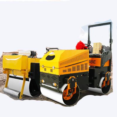 China Building Material Stores Wholesale New Vibration Walk-Behind Steel Single And Double Wheel Road Roller Compactor For Sale for sale