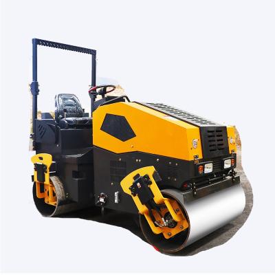 China Cheap High Quality Building Material Shops Walk-Behind Steel Single And Double Wheel Road Roller Compactor for sale