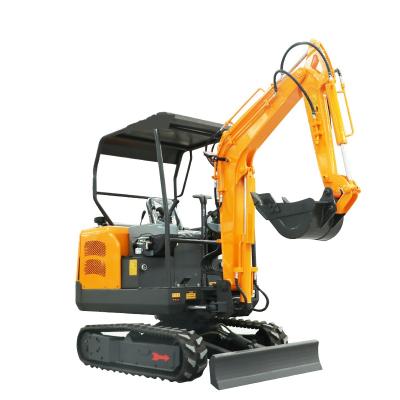 China Building Material Stores Factory Sell High Quality Indoor Mini Excavator With Cab Household Excavator For Sale for sale