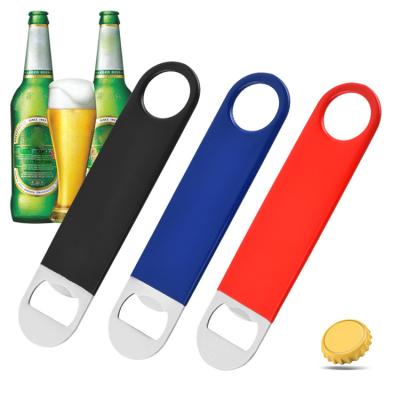 China Durable Heavy Duty Stainless Steel Bottle Opener Plate Solid And Durable Beer Openers for sale