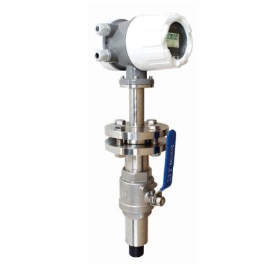 China Hot-sale intelligent plug-in digital display high precision electromagnetic gas flowmeter with transmission remote SR for sale