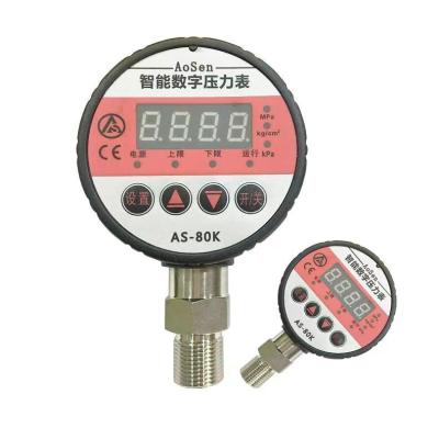 China Factory direct sales of stainless steel case with good quality intelligent digital pressure gauge for sale