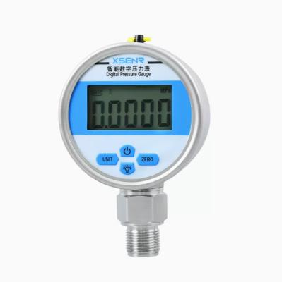 China Stainless Steel High Precision Digital Display Pressure Gauge Negative Pressure Vacuum Digital Display Positive Pressure Housing for sale