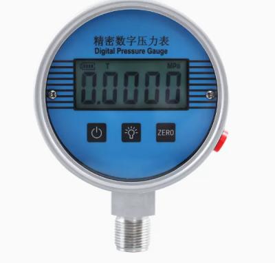 China Stainless Steel Battery Operated High Accuracy Positive and Negative Pressure Digital Display Vacuum Negative Pressure Gauge Housing for sale