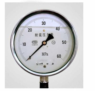 China Professional Black Stainless Steel Case Manufacturers Hot Selling Pressure Gauges Iron Shell Water Purifier Pressure Gauges With Large Quantity for sale