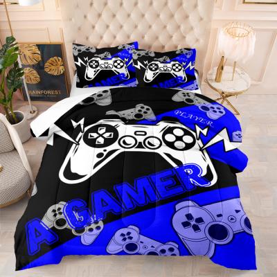 China US Size Anti-Static Bedspread Pillowcase Set Electronic Bedding Sports Game Bedding Home Wear-Resistance Set for sale