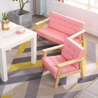 China Mini Sofa For Kids Ergonomic Design Double Fabric Kids Living Room Canvas Sofa Waterproof Eco-friendly Sofa High Quality for sale