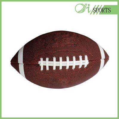 China Competition ; training; Wholesale Promotion Ball Printing Butyl Bladder American Football Custom Football for sale