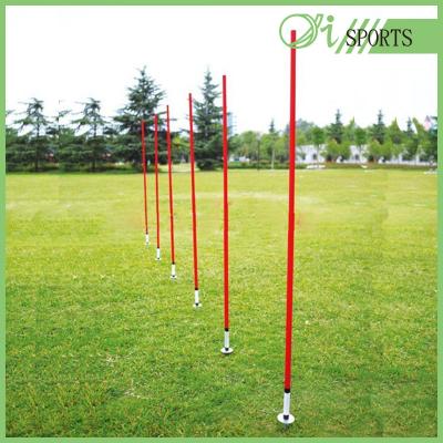 China Custom PVC Soccer Training Agility Slalom Poles for sale