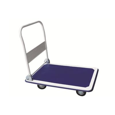 China Easy Mobile Warehouse Trolley Trolley Hand Push Cart For Warehouse Platform Trolley for sale