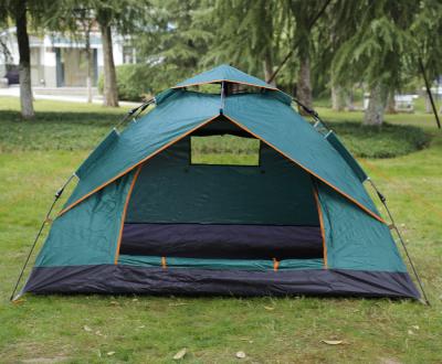 China Outdoor camping tent waterproof windproof family 2/4/6 person camping tent double layer portable outdoor tent for sale