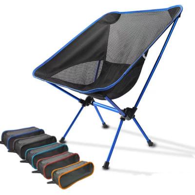 China Easy-carry picnic hiking lightweight fishing beach chair folding moon camping chair for travel for sale