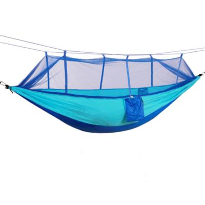 China Durable Portable Ultralight Nylon Parachute Hammock Bed Camping Sleeping Hammock For 2 Person for sale