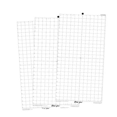 China PVC Old fox 3p Standardgrip 12x24 inch Cutting Mat for Silhouette Cameo 3/2/1 Cut Mats Replacement for sale