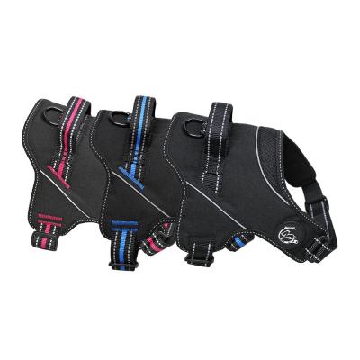 China Chest Polyester Front Bondage 2021 Sport Dog-Harness Soft Padded Logo Mesh Padded Low Price For Large Dog Dog Harness for sale